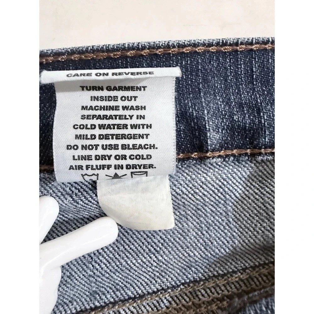 VRockies‎ Rocky Mountain Capri Jeans Size 8 Blue Denim Stretch